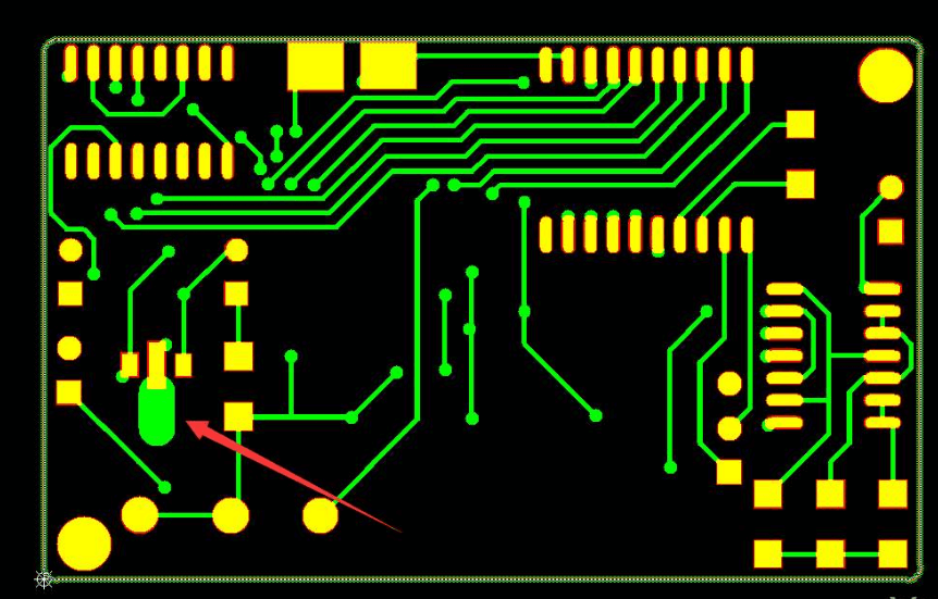 pcb焊盘印制导线连接的设置